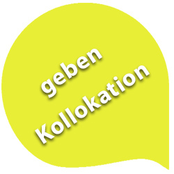 ترکیب لغات زبان المانی با فعل geben